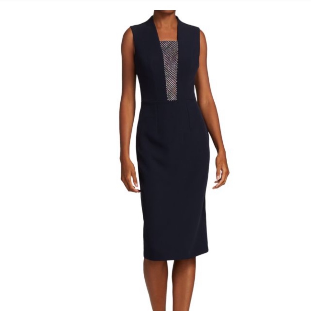 Safiyaa Alvia Chain Link Cocktail Dress